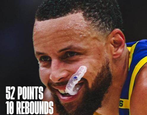 37岁新巅峰!库里52分+12三分压乔詹再写不老神话